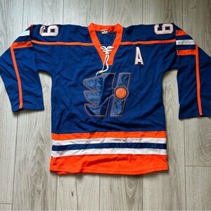 Blue and Orange Hockey Jersey